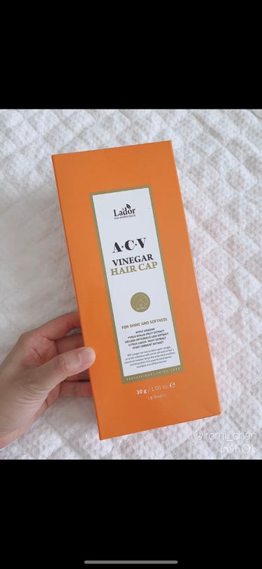 ACV VINEGAR HAIR CAP /La'dor/アウトバストリートメントを使ったクチコミ（2枚目）