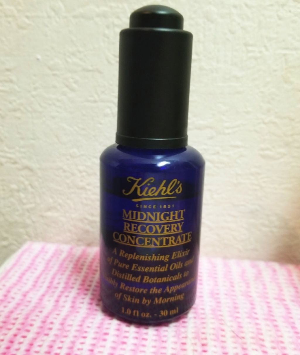 キールズ ミッドナイトボタニカル コンセントレート/Kiehl's/フェイスオイルを使ったクチコミ（1枚目）