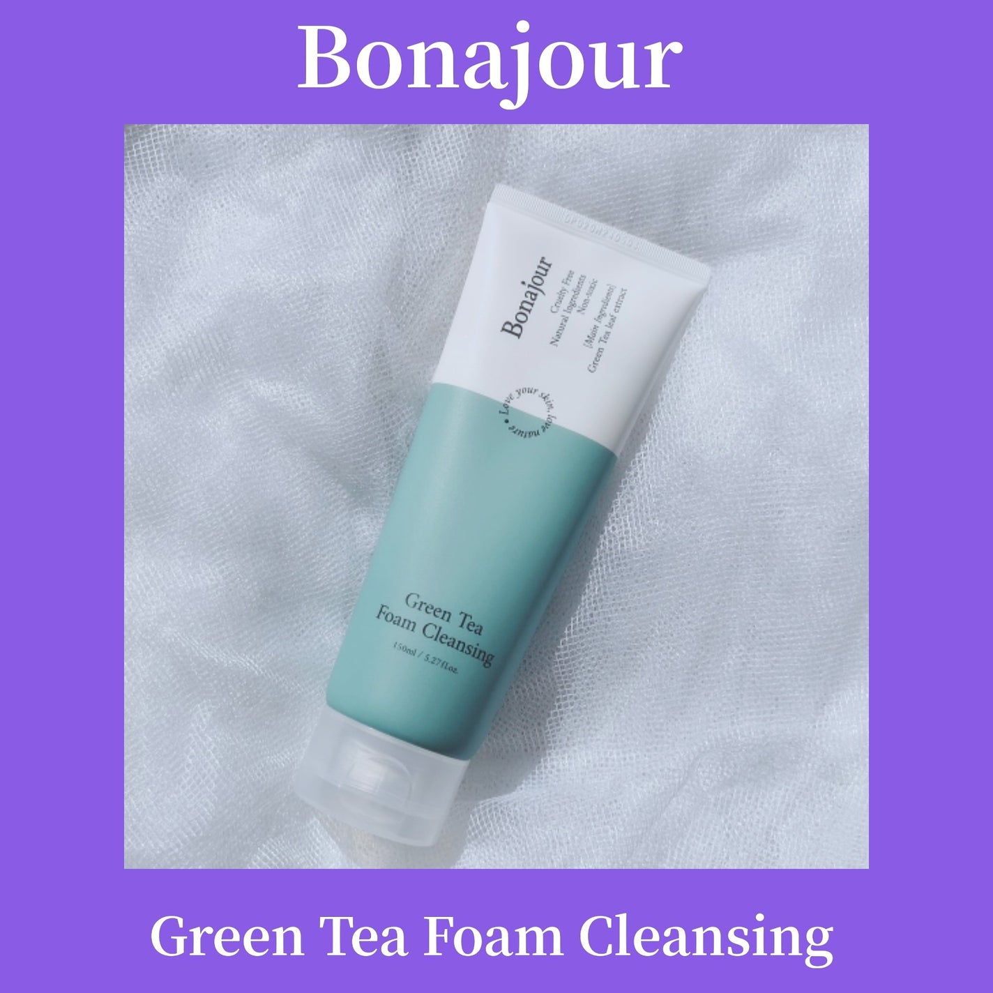 グリーンティーフォームクレンジング/Bonajour/クレンジングクリームを使ったクチコミ(1枚目)