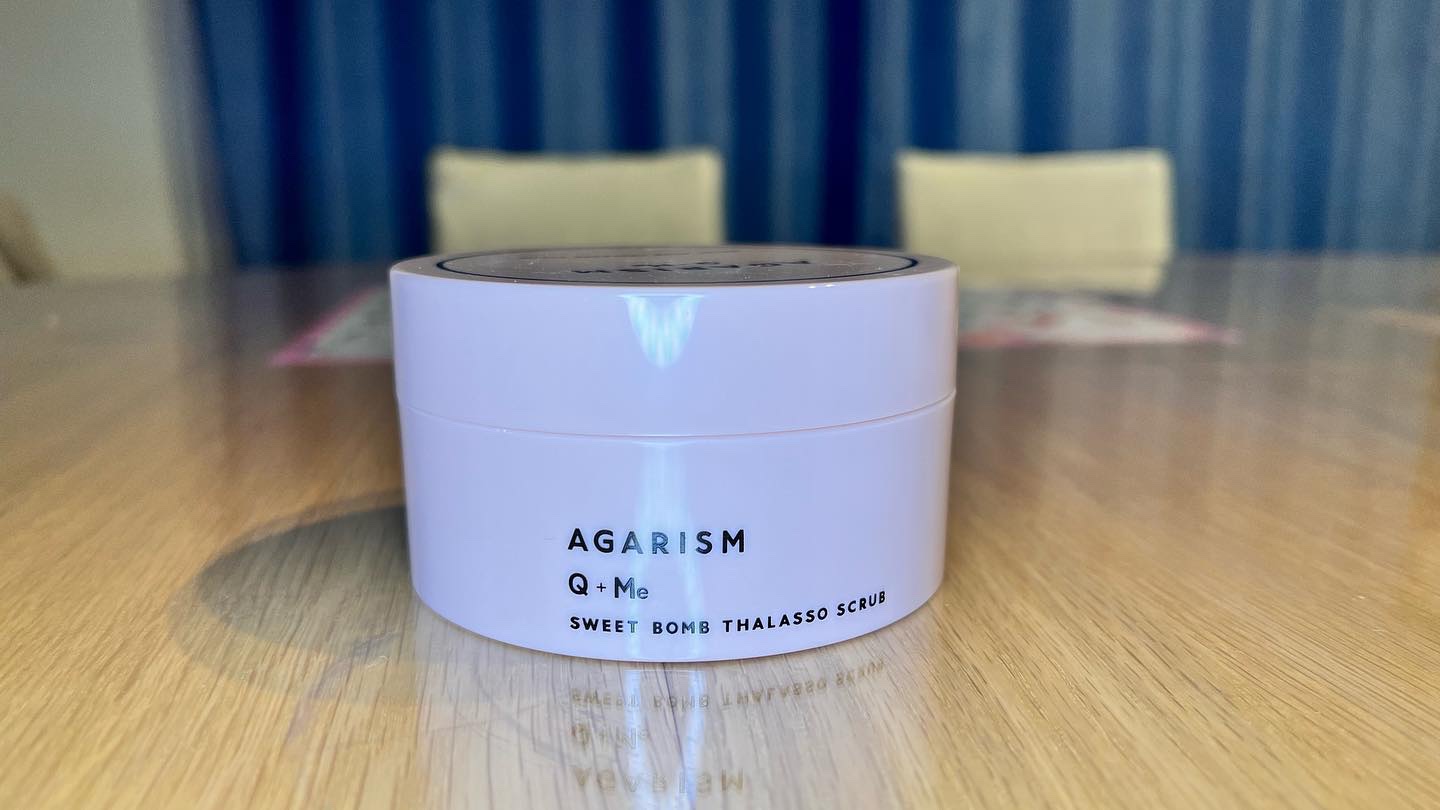 Q+Me スウィート ボム タラソ スクラブ/AGARISM/バスト・ヒップケアを使ったクチコミ（1枚目）