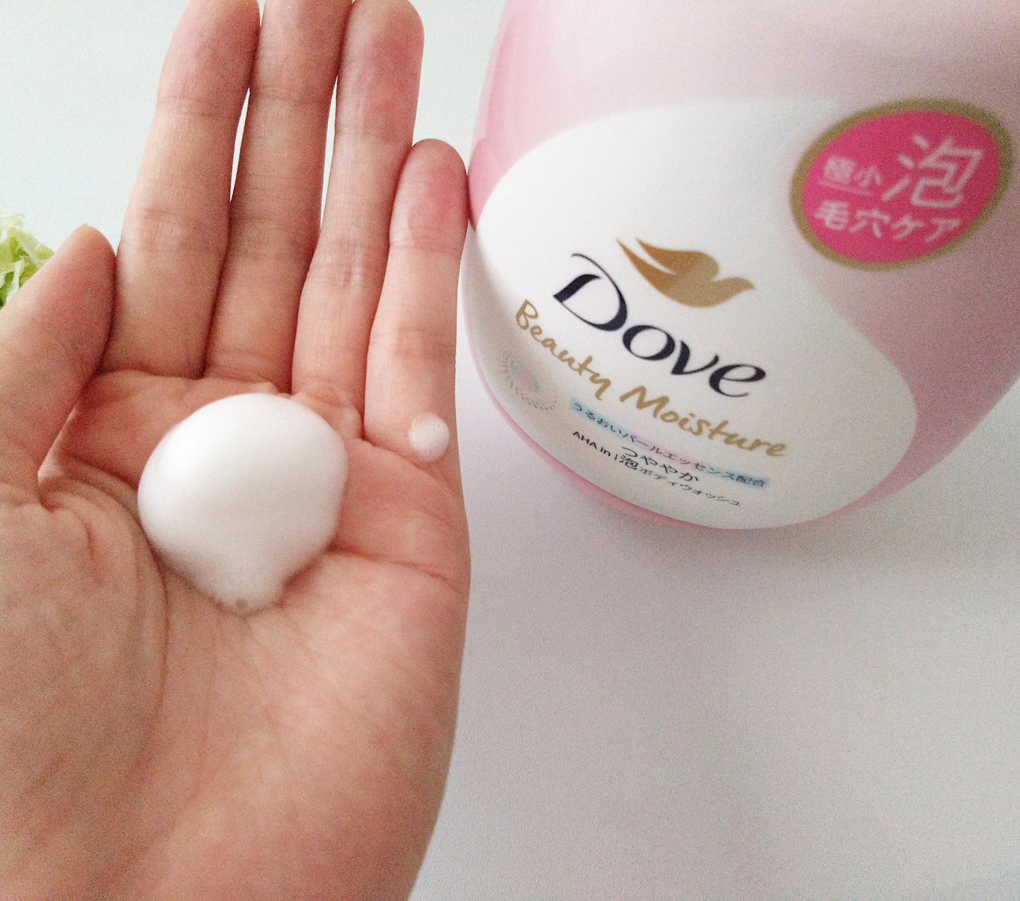 ビューティーモイスチャー 泡ボディウォッシュ つややか/ダヴ/ボディソープを使ったクチコミ（2枚目）