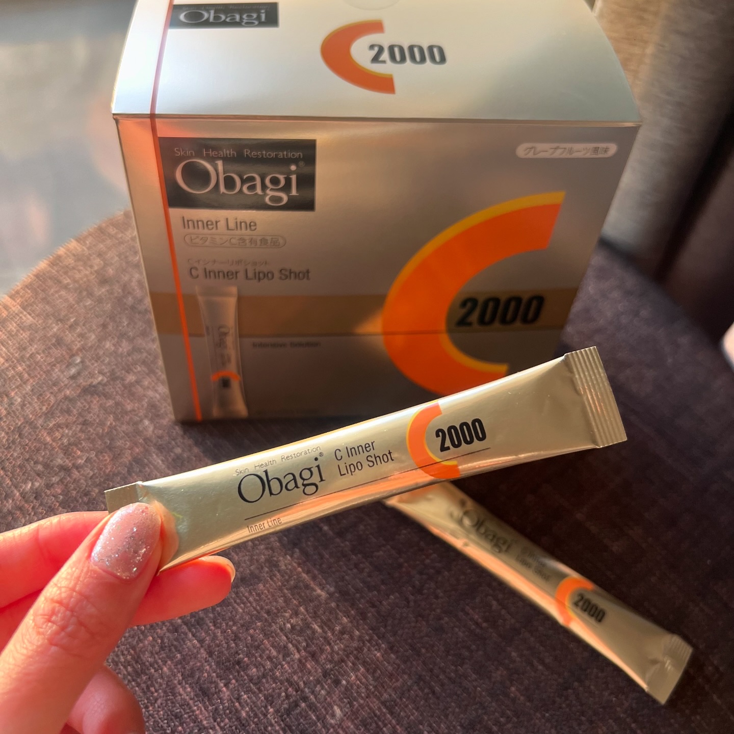 ベスコス受賞のサプリメント🍋

ビタミンCの可能性を
信じ続けてきたオバジから
高濃度の "飲むビタミンC" 誕生🎉

………………………………………………………………
 【オバジ】
▫️オバジCインナーリポショット
 約1ヶ月分／8,