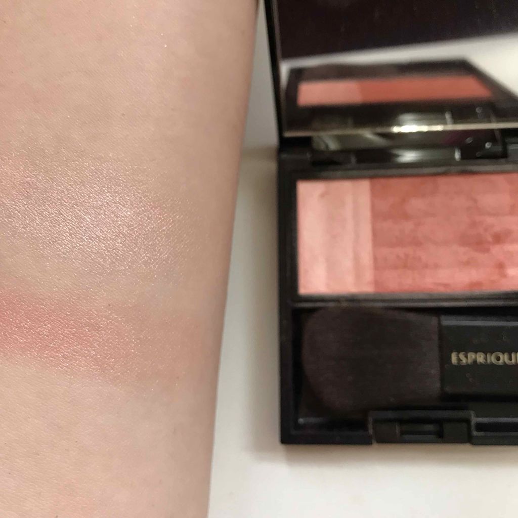 ピュアリーベール チーク ケース/ESPRIQUE/パウダーチークを使ったクチコミ（2枚目）