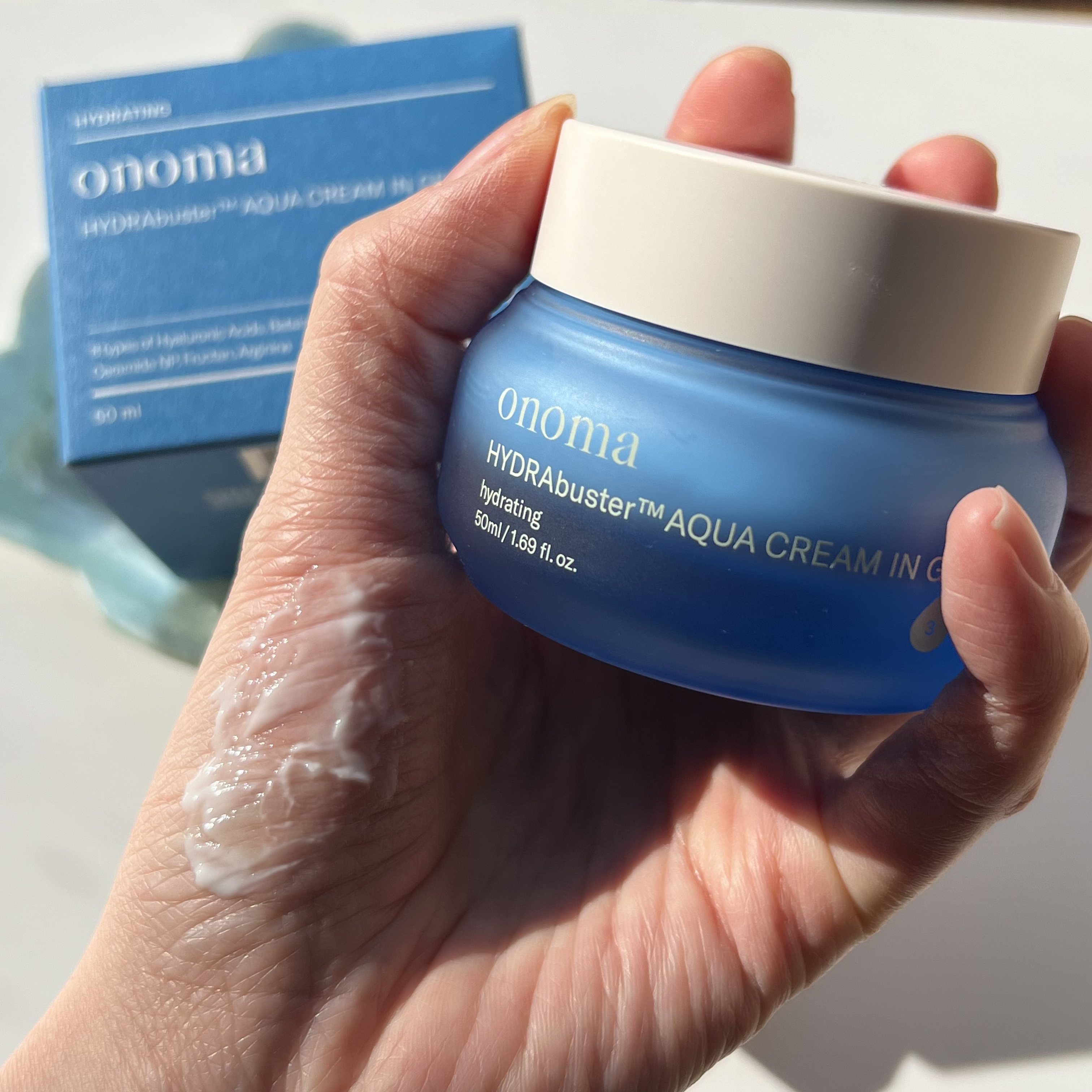 ハイドラバスターアクアクリームインジェル/onoma/フェイスクリームを使ったクチコミ（3枚目）