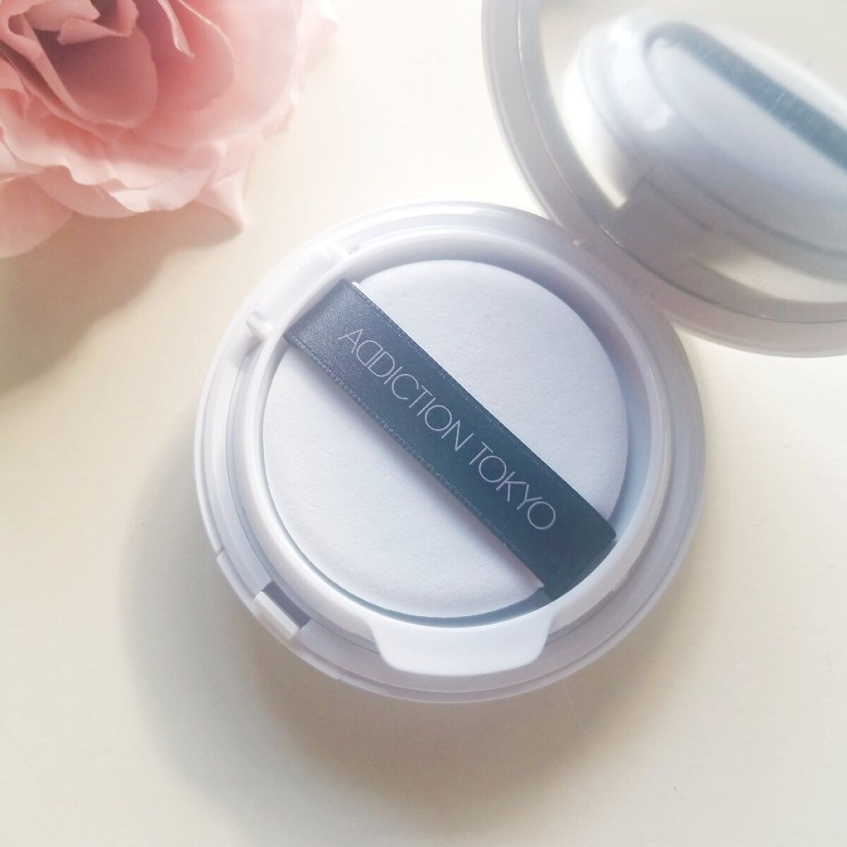 アディクション スキンケアUV タッチアップ クッション 003 Fresh Apricot/ADDICTION/クッションファンデーションを使ったクチコミ（3枚目）