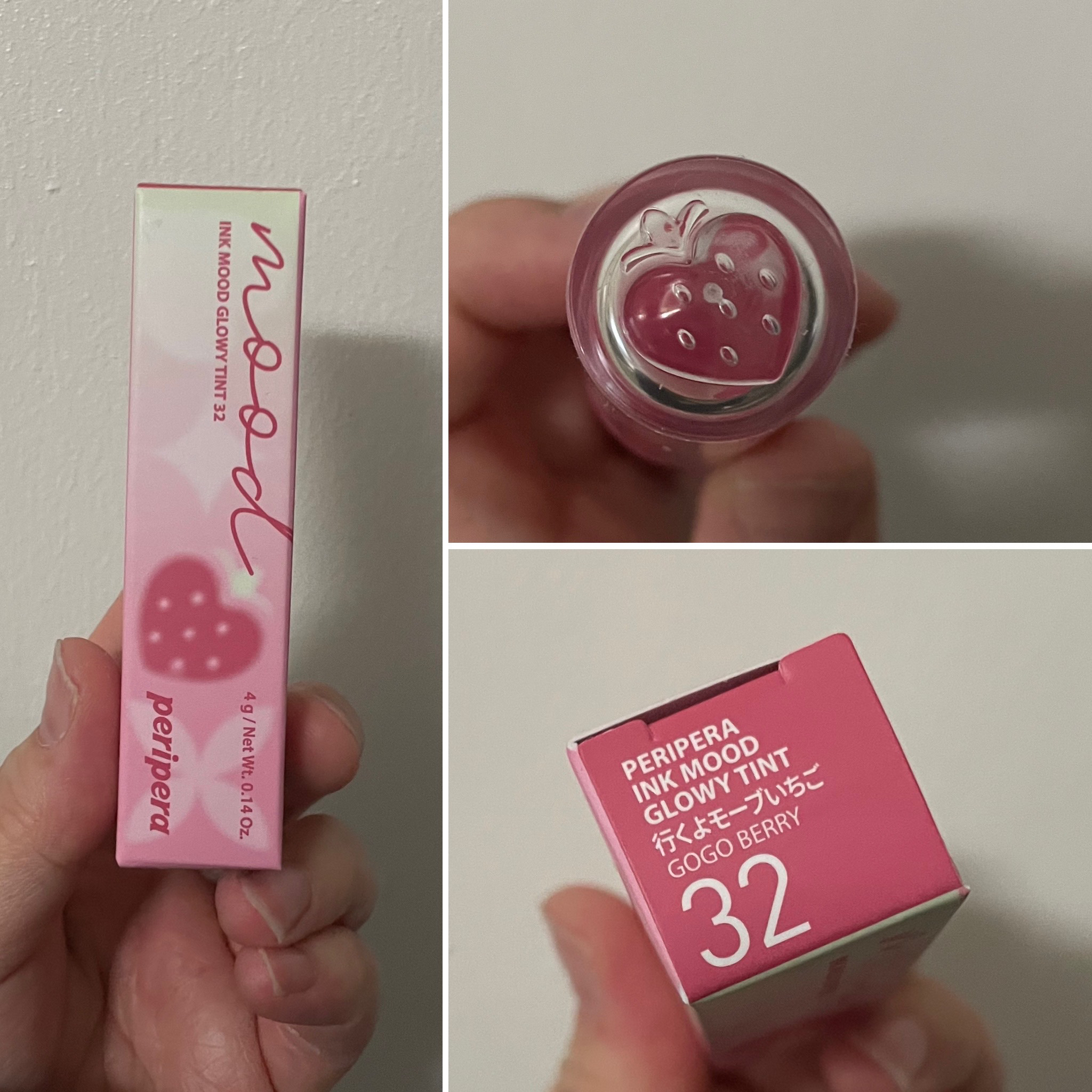 ペリペラ インク ムード グロイ ティント 32 行くよモーブいちご/PERIPERA/リップティントを使ったクチコミ（2枚目）