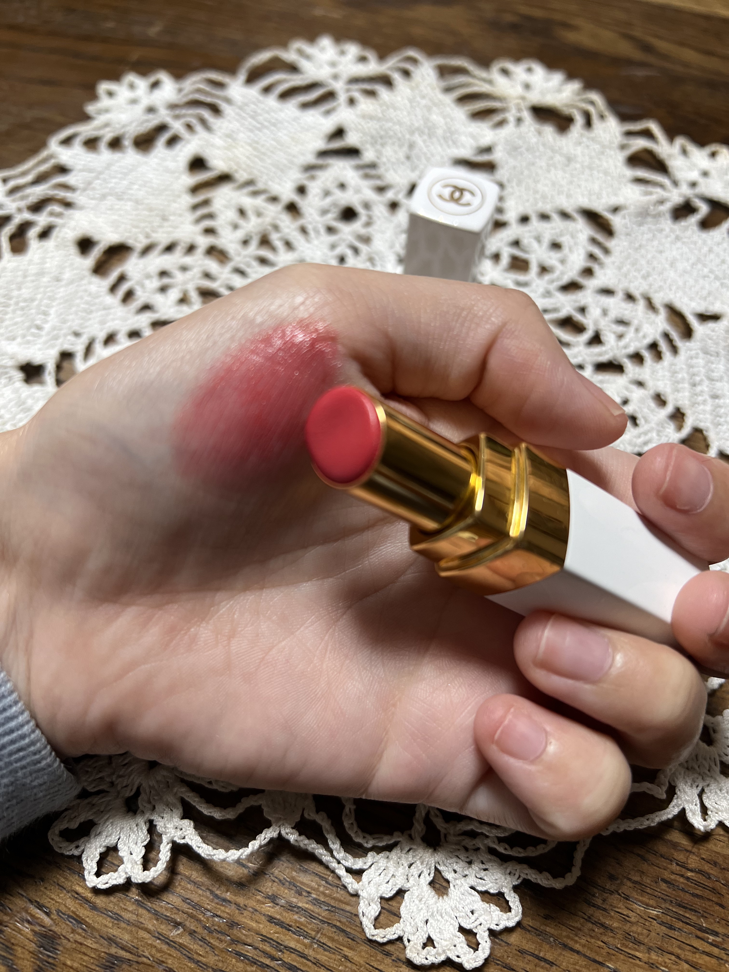 シャネル ルージュ ココ ボーム/CHANEL/口紅を使ったクチコミ（2枚目）