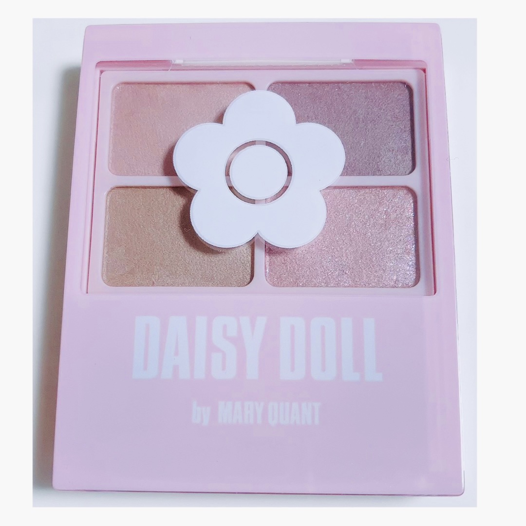 デイジードール アイカラー パレット PK-02 ローズフレーバー/DAISY DOLL by MARY QUANT/アイシャドウパレットを使ったクチコミ（2枚目）