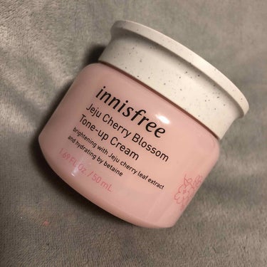 チェジュ チェリーブロッサム トーンアップクリーム/innisfree/化粧下地を使ったクチコミ（1枚目）