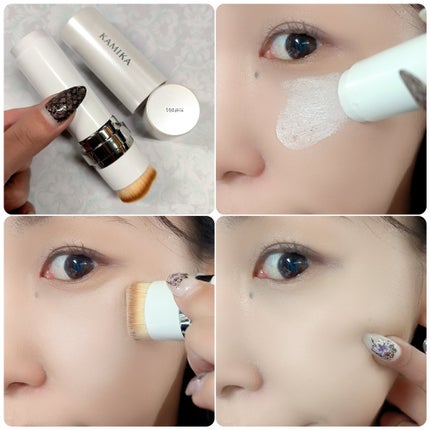 シルキースティックファンデーション/KAMIKA/その他ファンデーションを使ったクチコミ(4枚目)