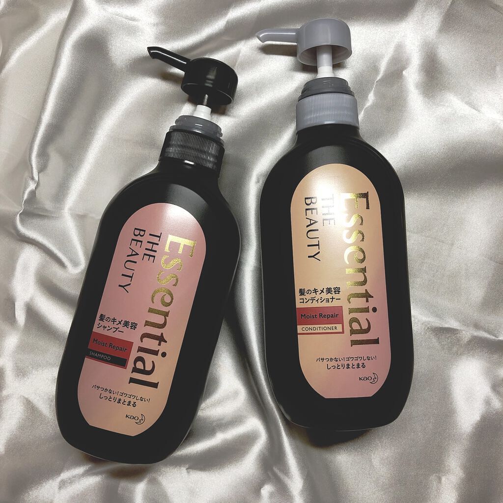 THE BEAUTY 髪のキメ美容シャンプー／コンディショナー＜モイストリペア＞	/エッセンシャル/市販シャンプーを使ったクチコミ（1枚目）