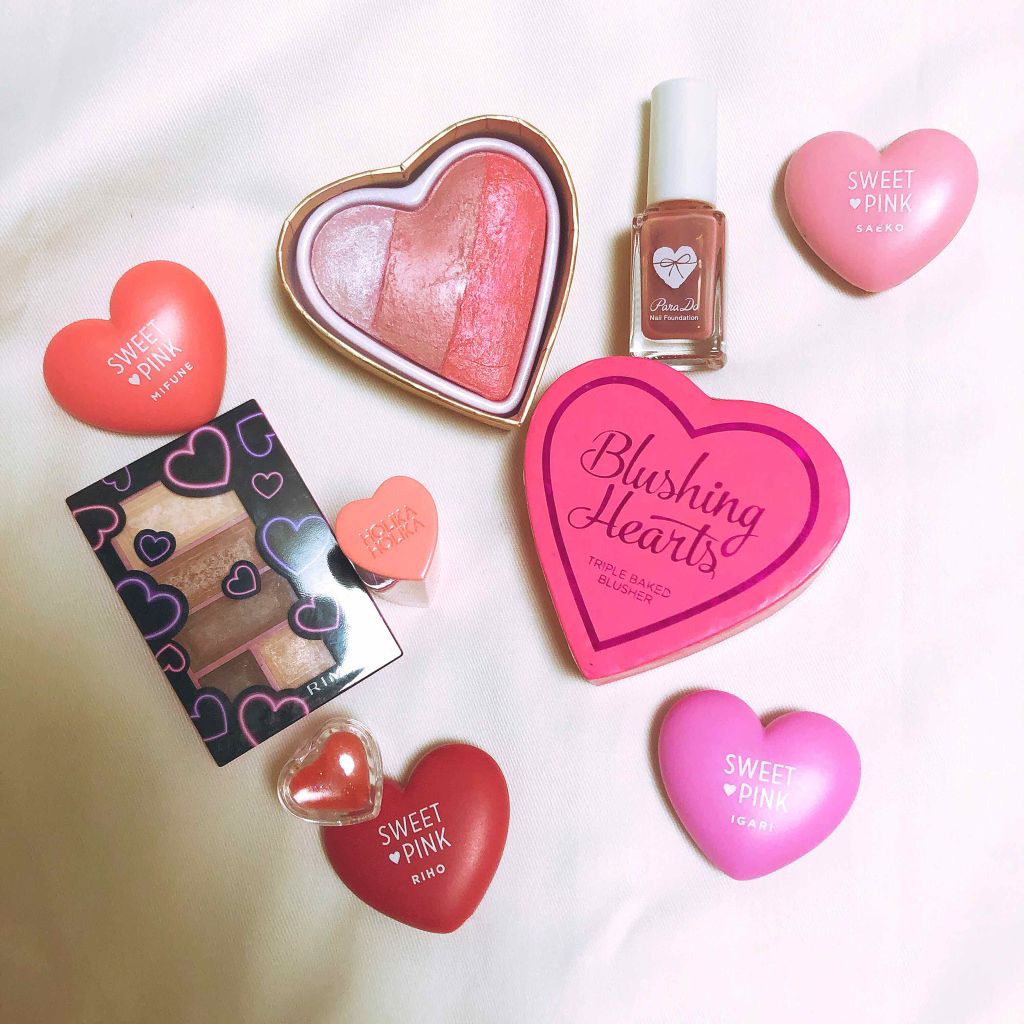 ブラッシング ハート/MAKEUP REVOLUTION/パウダーチークを使ったクチコミ（1枚目）