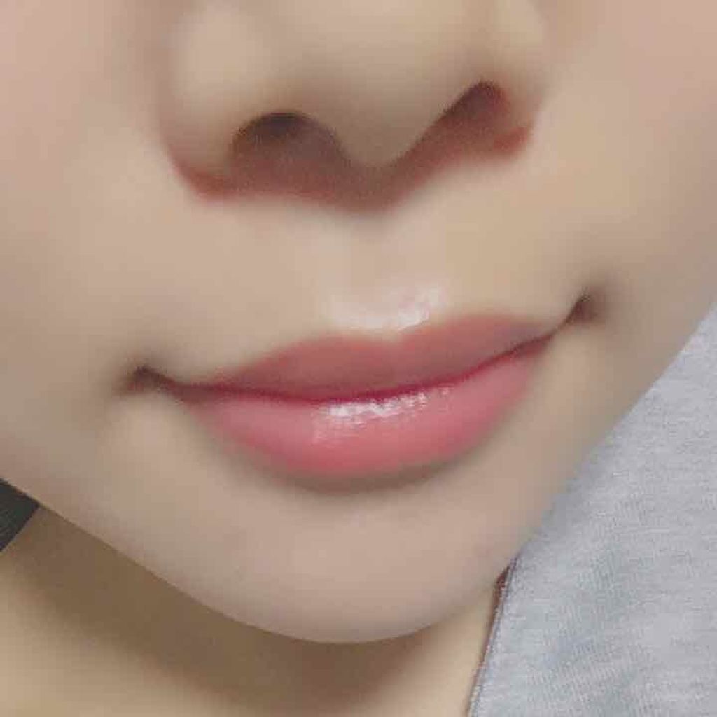 ラスティンググロスリップ/CEZANNE/口紅を使ったクチコミ（2枚目）