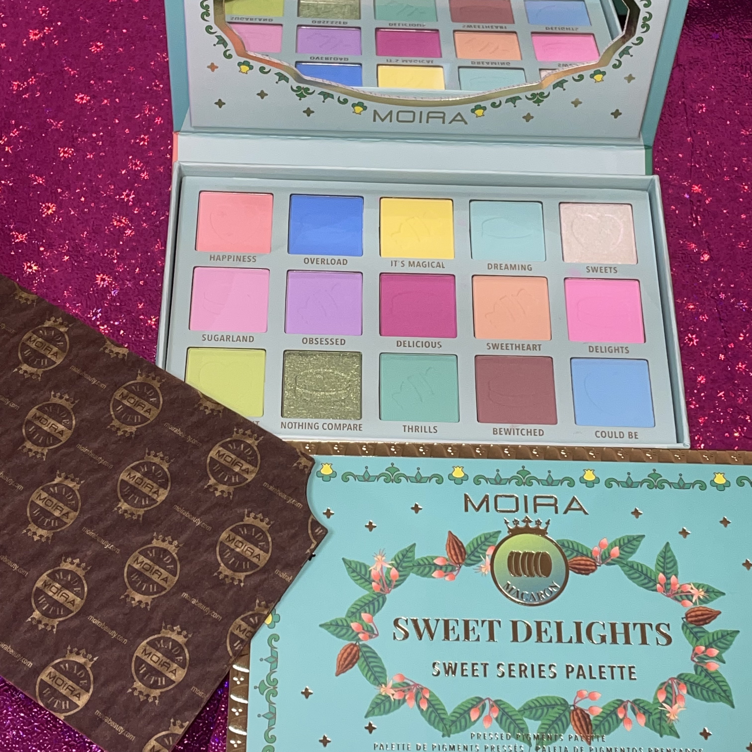 SWEET DELIGHTS PALETTE/MOIRA COSMETICS/パウダーアイシャドウを使ったクチコミ（1枚目）