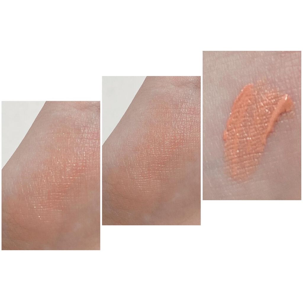 ソフトクリームチーク 63 Shimmer Marmalade/AMUSE/リキッドチークを使ったクチコミ（2枚目）