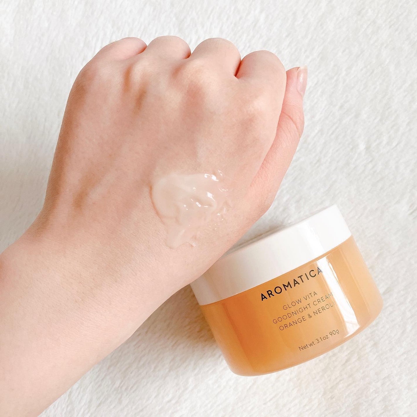 グロービタグットナイトクリーム/AROMATICA/フェイスクリームを使ったクチコミ(5枚目)