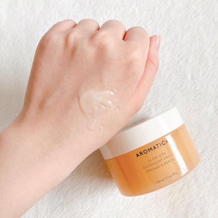 グロービタグットナイトクリーム/AROMATICA/フェイスクリームを使ったクチコミ(5枚目)