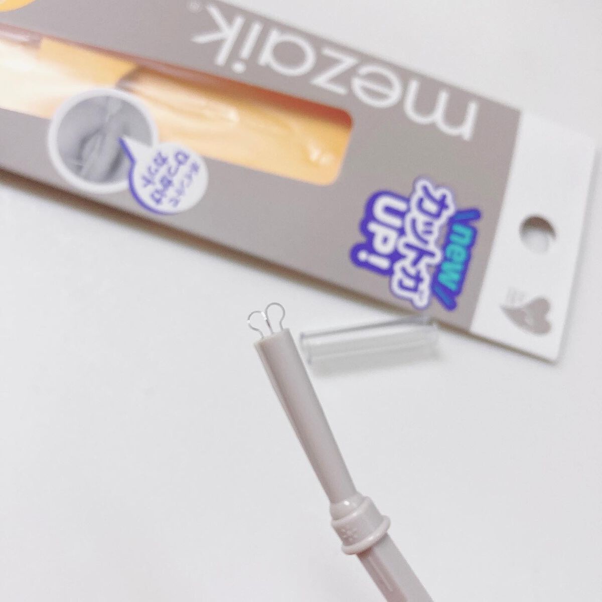 フリーファイバー120<下地&カッター付き>スタンダードタイプ 120本入/メザイク/二重まぶた用アイテムを使ったクチコミ(4枚目)