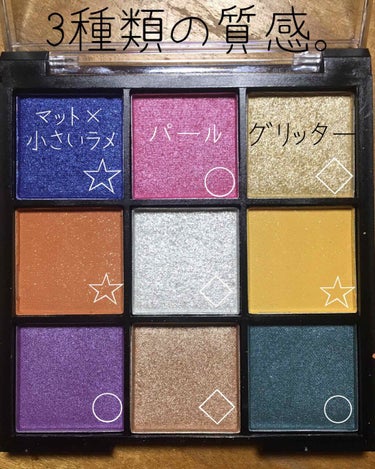 UR GLAM　BLOOMING EYE COLOR PALETTE/U R GLAM/パウダーアイシャドウを使ったクチコミ（3枚目）