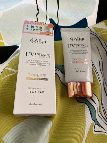 ウォータフルトーンアップサンクリーム/ダルバ/日焼け止めクリームを使ったクチコミ(1枚目)