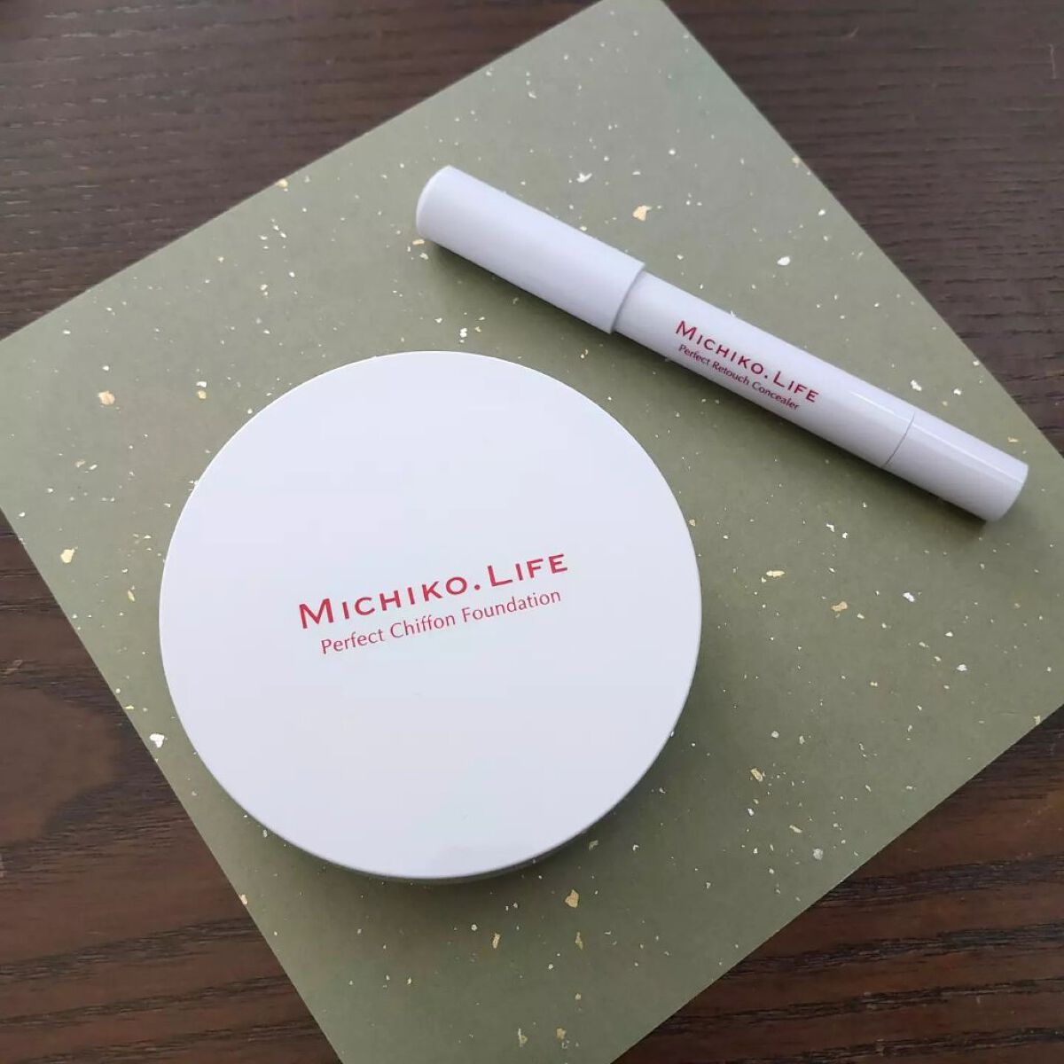 パーフェクトシフォンファンデーション/MICHIKO.LIFE/パウダーファンデーションを使ったクチコミ（1枚目）