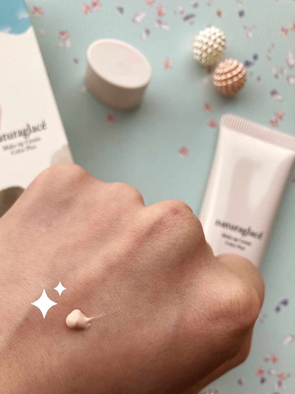 メイクアップクリーム カラープラス/ナチュラグラッセ/化粧下地を使ったクチコミ（2枚目）