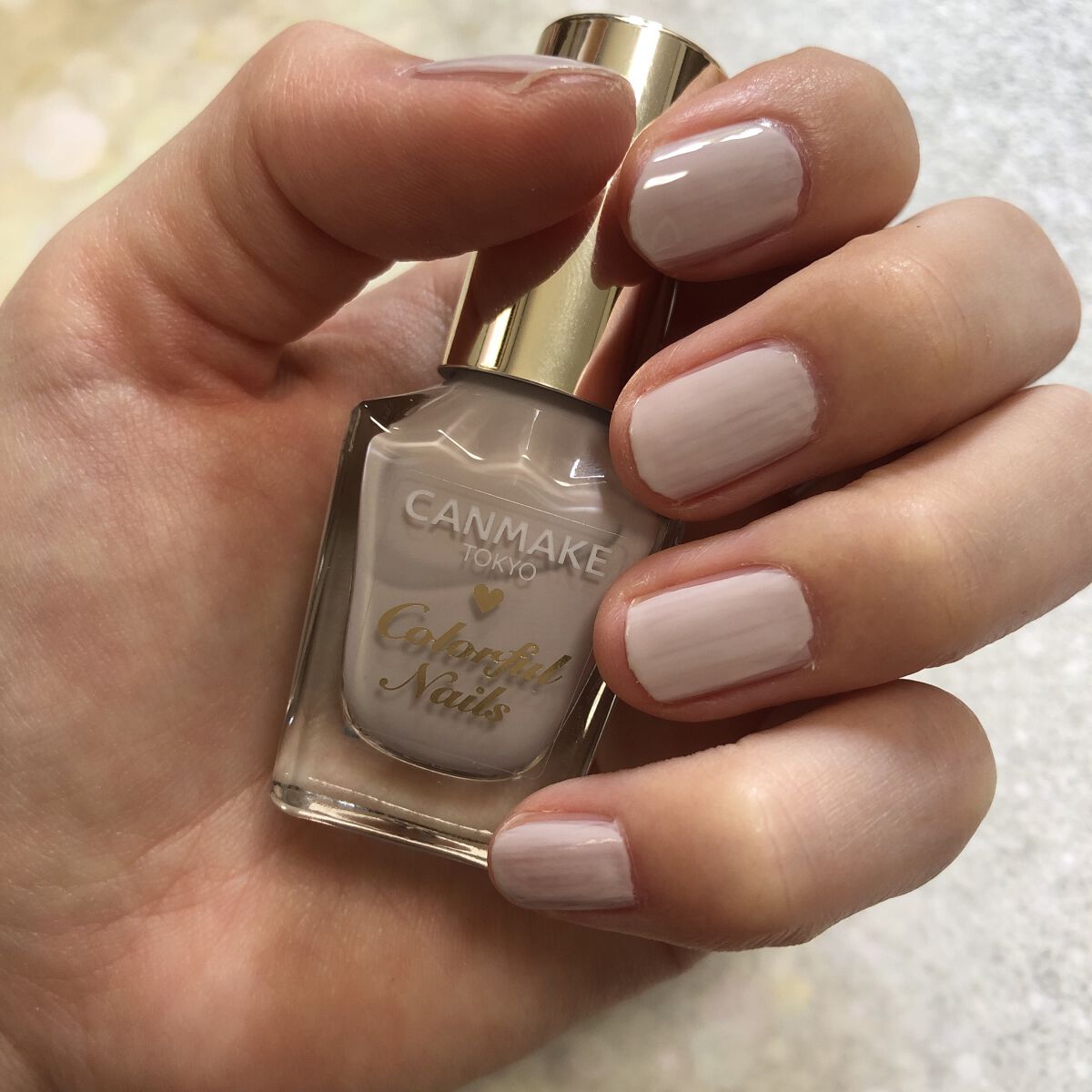 カラフルネイルズ N46 クラウディスカイ/キャンメイク/マニキュアを使ったクチコミ（3枚目）
