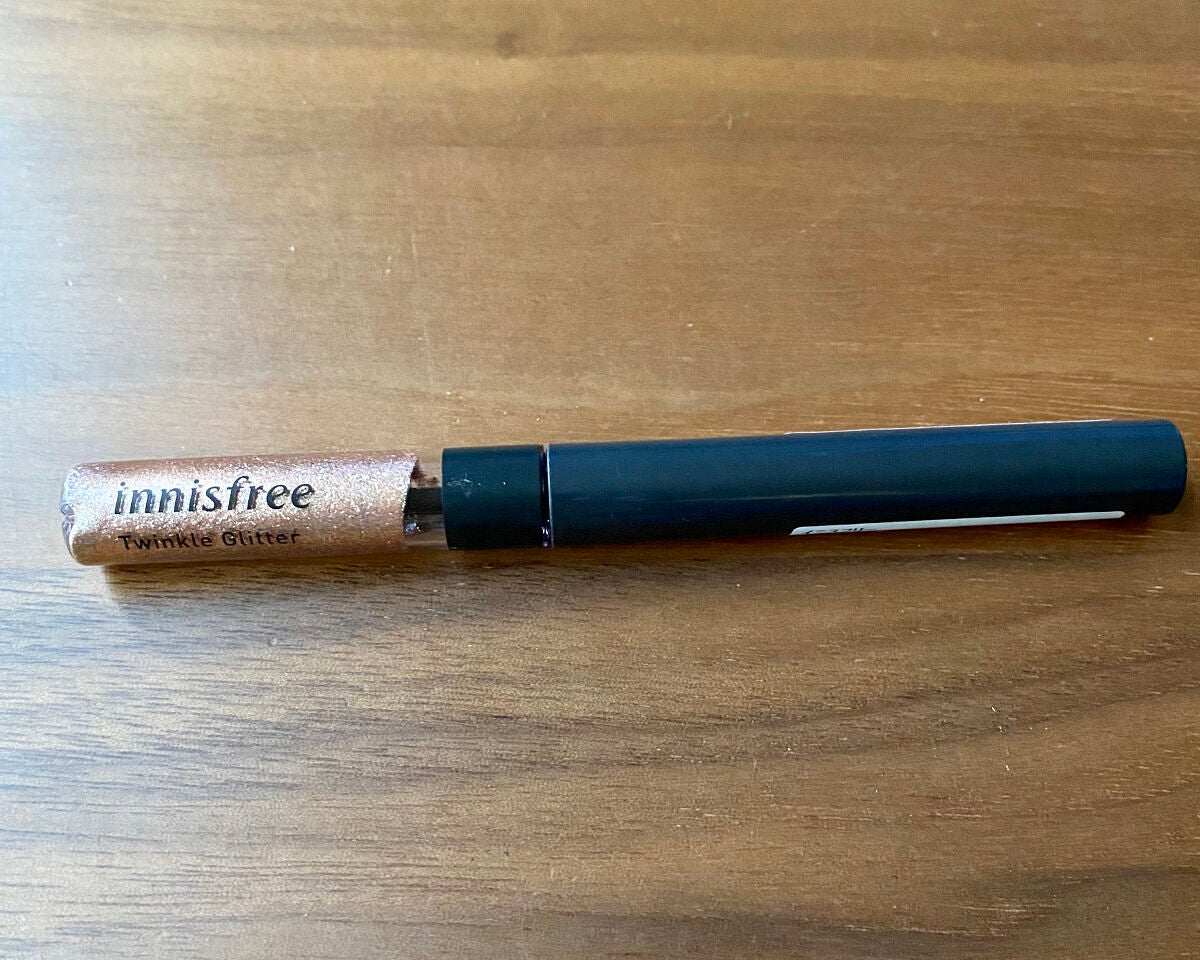 トゥインクル グリッター/innisfree/リキッドアイライナーを使ったクチコミ(1枚目)