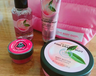 ハンドクリーム ピンクグレープフルーツ/THE BODY SHOP/ハンドクリームを使ったクチコミ（1枚目）