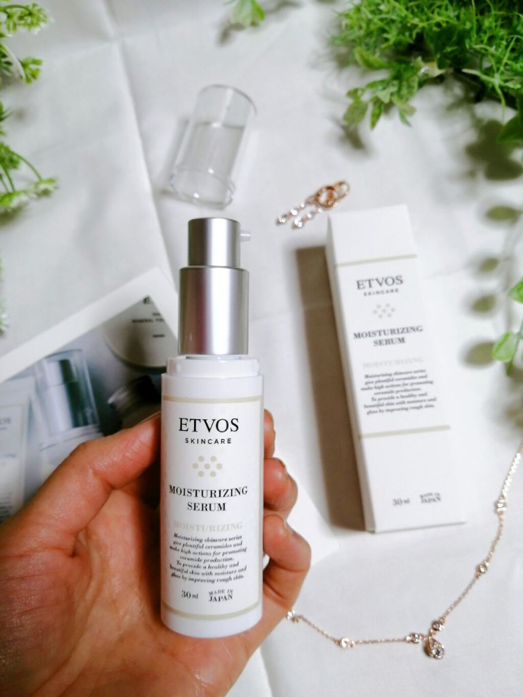 モイスチャライジングセラム/エトヴォス/美容液を使ったクチコミ（2枚目）