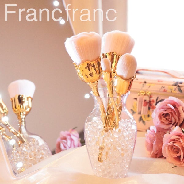 ロッサ メイクアップブラシセット /フランフラン/メイクブラシ by mint 𓆛𓂂𓏸フォロバ100㌫