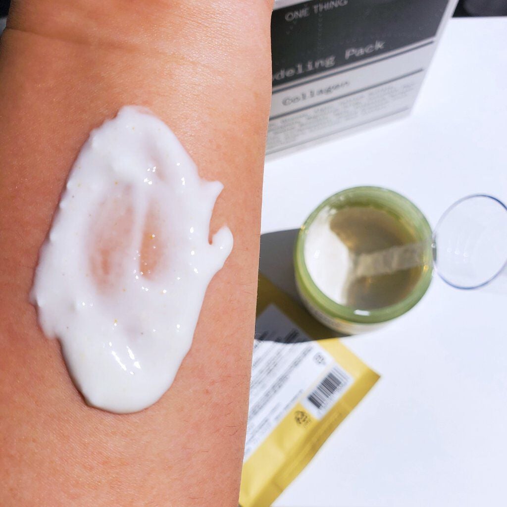 モデリングパック コラーゲン/ONE THING/シートマスク・パックを使ったクチコミ(4枚目)