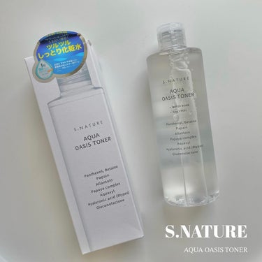 S.NATURE AQUA oasis tonerのクチコミ「.

✔︎ S.NATURE  AQUA OASIS TONER

　
@s.nature_j.....」（1枚目）