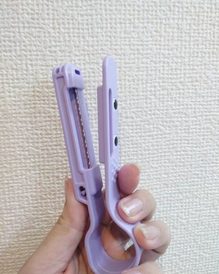 かんたん前髪セルフカッター /ヘアカットモンスター/ヘアケアグッズを使ったクチコミ(3枚目)