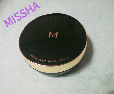 M クッション ファンデーション(プロカバー)/MISSHA/クッションファンデーションを使ったクチコミ（1枚目）