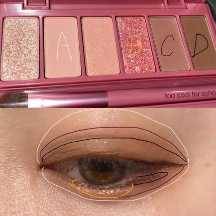 SALON DE EYES/too cool for school/アイシャドウパレットを使ったクチコミ(4枚目)
