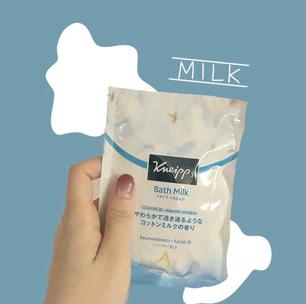 バスミルク コットンミルクの香り/クナイプ/入浴剤を使ったクチコミ(1枚目)
