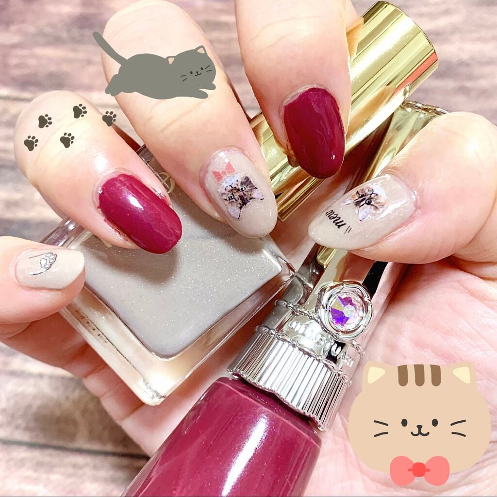 ネイルラッカー ダズリングビジュー/JILL STUART/マニキュアを使ったクチコミ(3枚目)