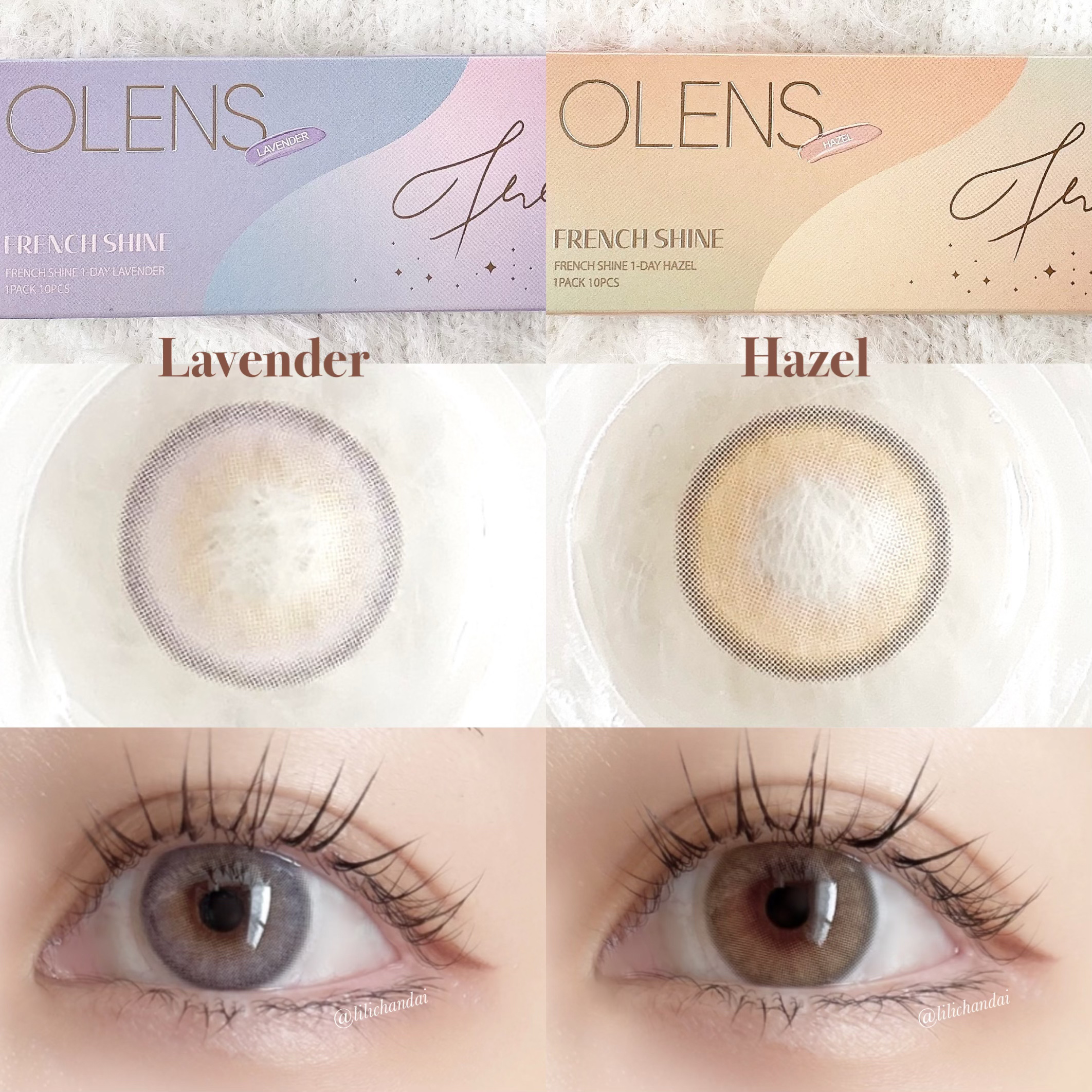 FrenchShine1day/OLENS/ワンデー（１DAY）カラコンを使ったクチコミ（3枚目）