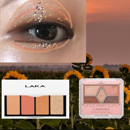 ジャストアイパレット/Laka/アイシャドウパレットを使ったクチコミ(2枚目)