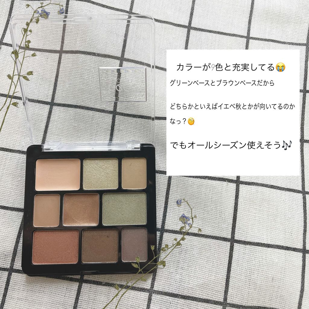 ムードアイシャドウパレット/GENE TOKYO/アイシャドウパレットを使ったクチコミ（3枚目）