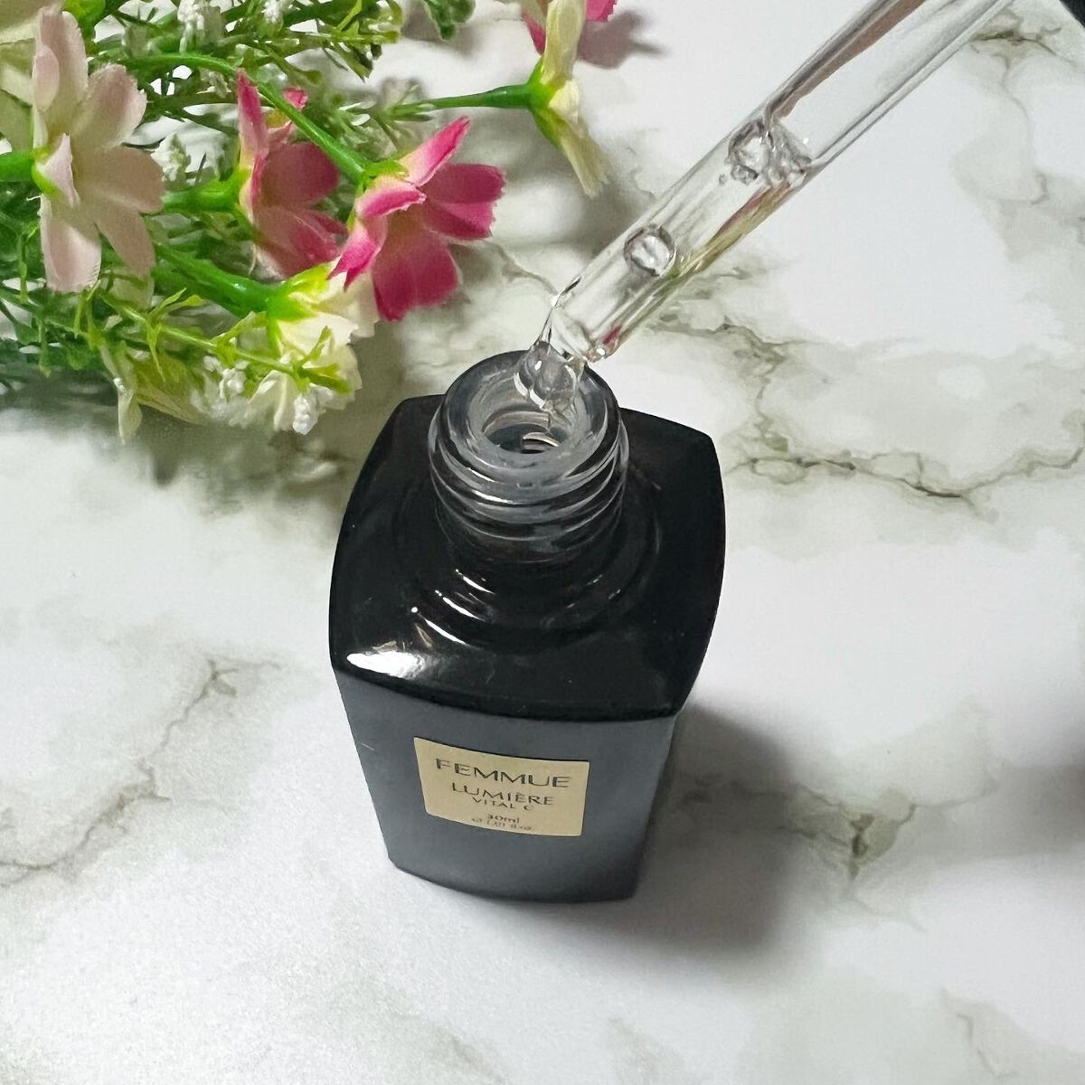 ルミエール ヴァイタルC/FEMMUE/ブースター・導入液を使ったクチコミ(2枚目)