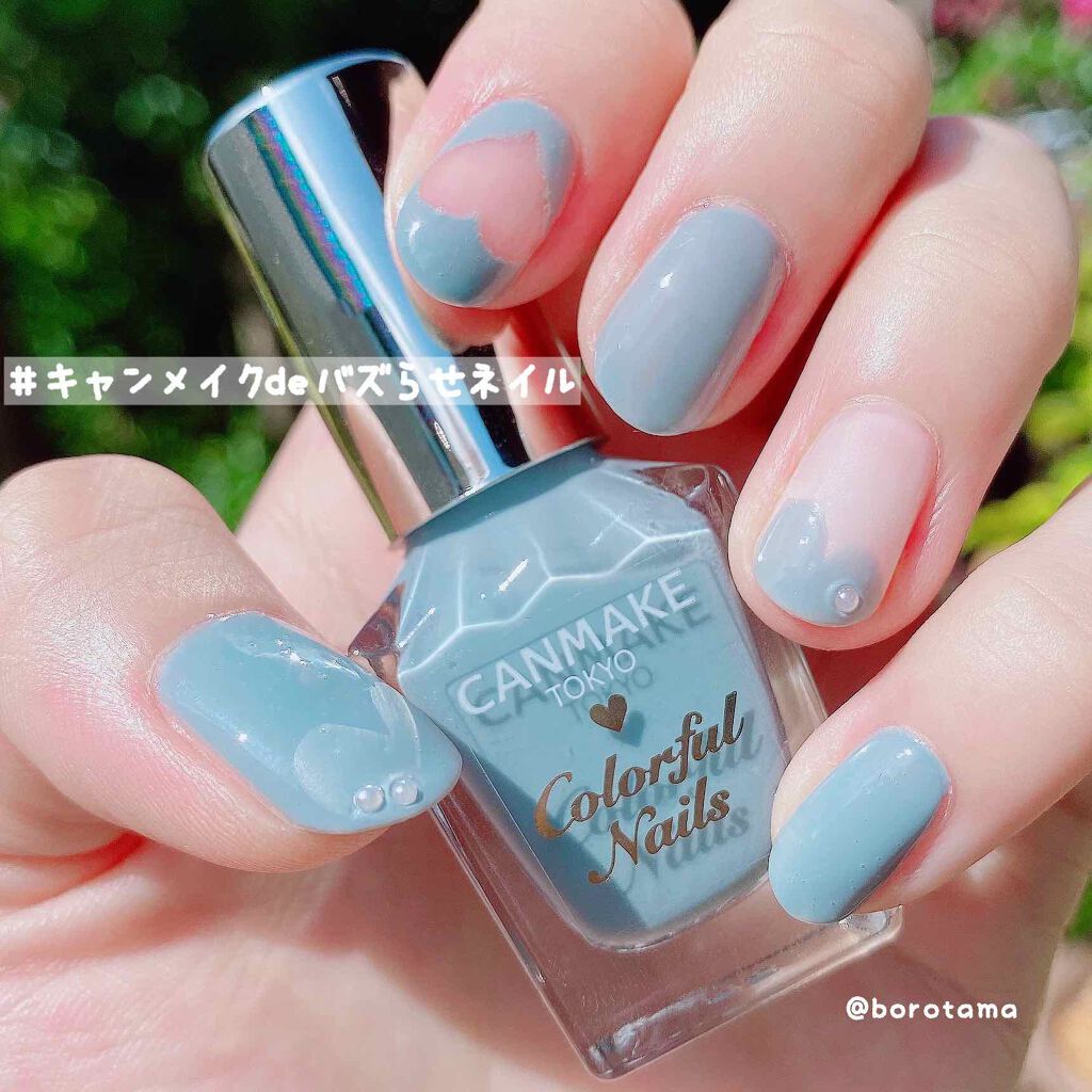 カラフルネイルズ キャンメイクの口コミ ハート マットネイル 前回は同じデザイン By Borotama 混合肌 Lips
