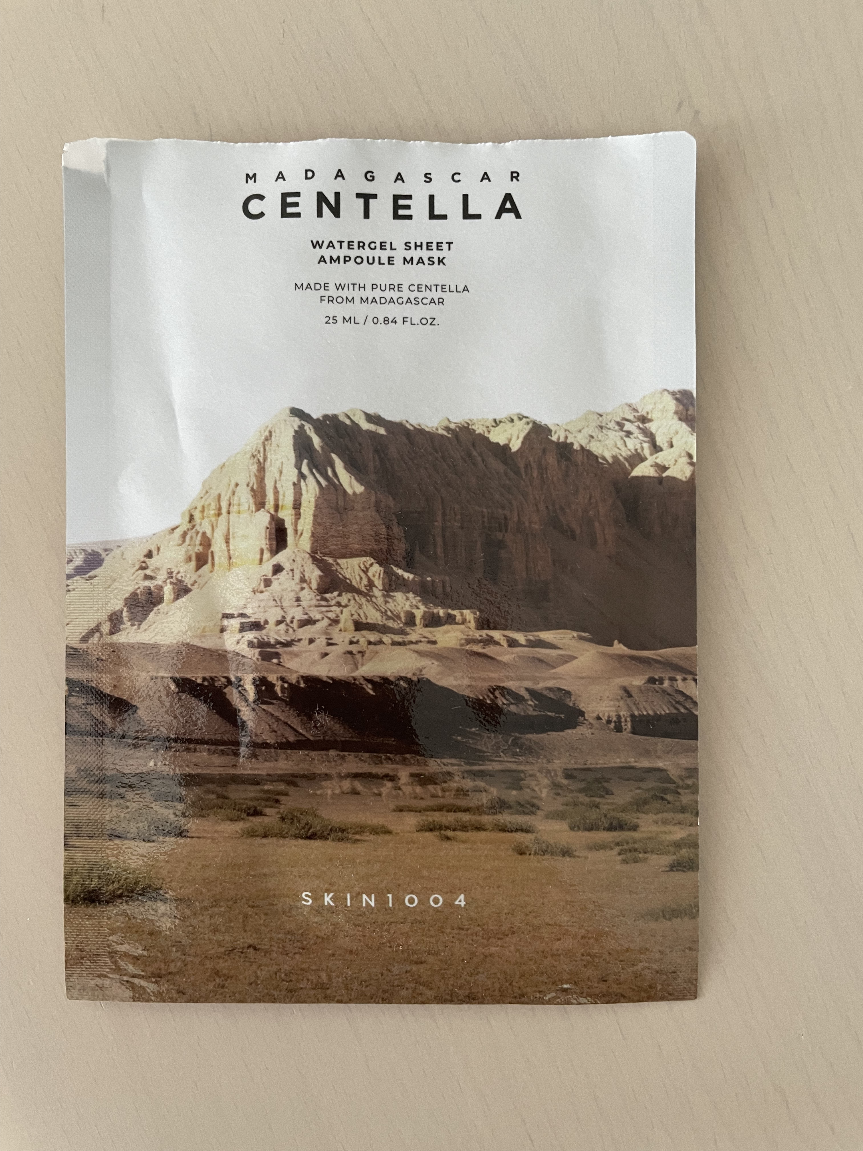 センテラ ウォーターゲルシートアンプルマスク/SKIN1004/シートマスク・パックを使ったクチコミ（1枚目）