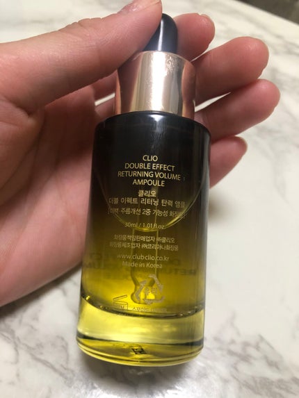 ダブルエフェクト リターニング ボリューム アンプル/CLIO/美容液を使ったクチコミ(2枚目)