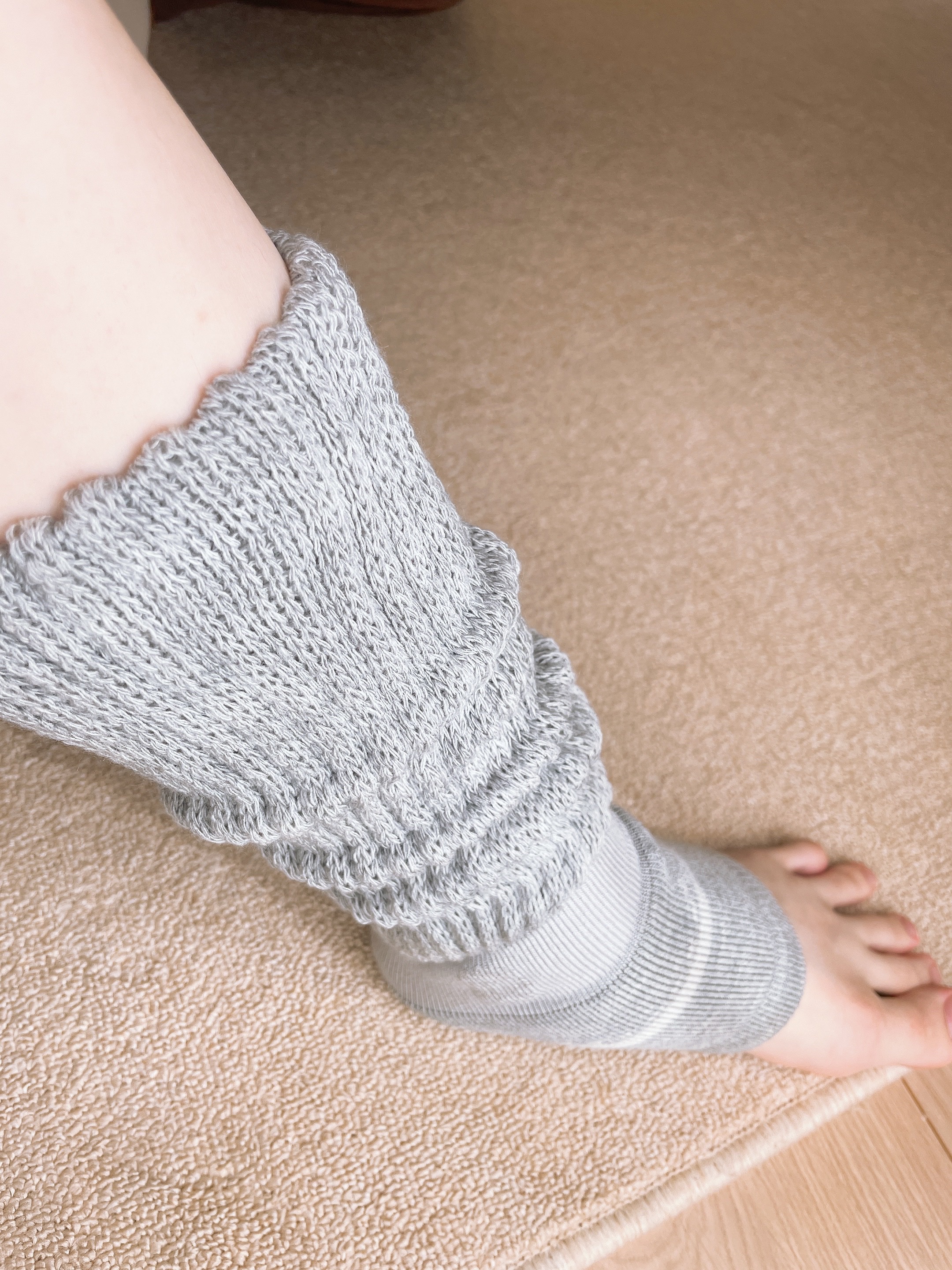 まるでこたつ レディース レッグウォーマー/靴下サプリ/暖かい靴下を使ったクチコミ（3枚目）