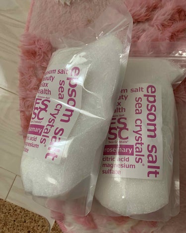 sea crystals シークリスタルス エプソムソルト ローズマリーのクチコミ「Epsom Salt (エプソムソルト)Epsom Salt Sea Crystals (エプ.....」（1枚目）