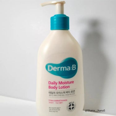 Derma:B デイリーモイスチャーボディローションのクチコミ「.
DermaB
デイリーモイスチャーボディーローション
400ml　￥1900（税込）
.
.....」（3枚目）