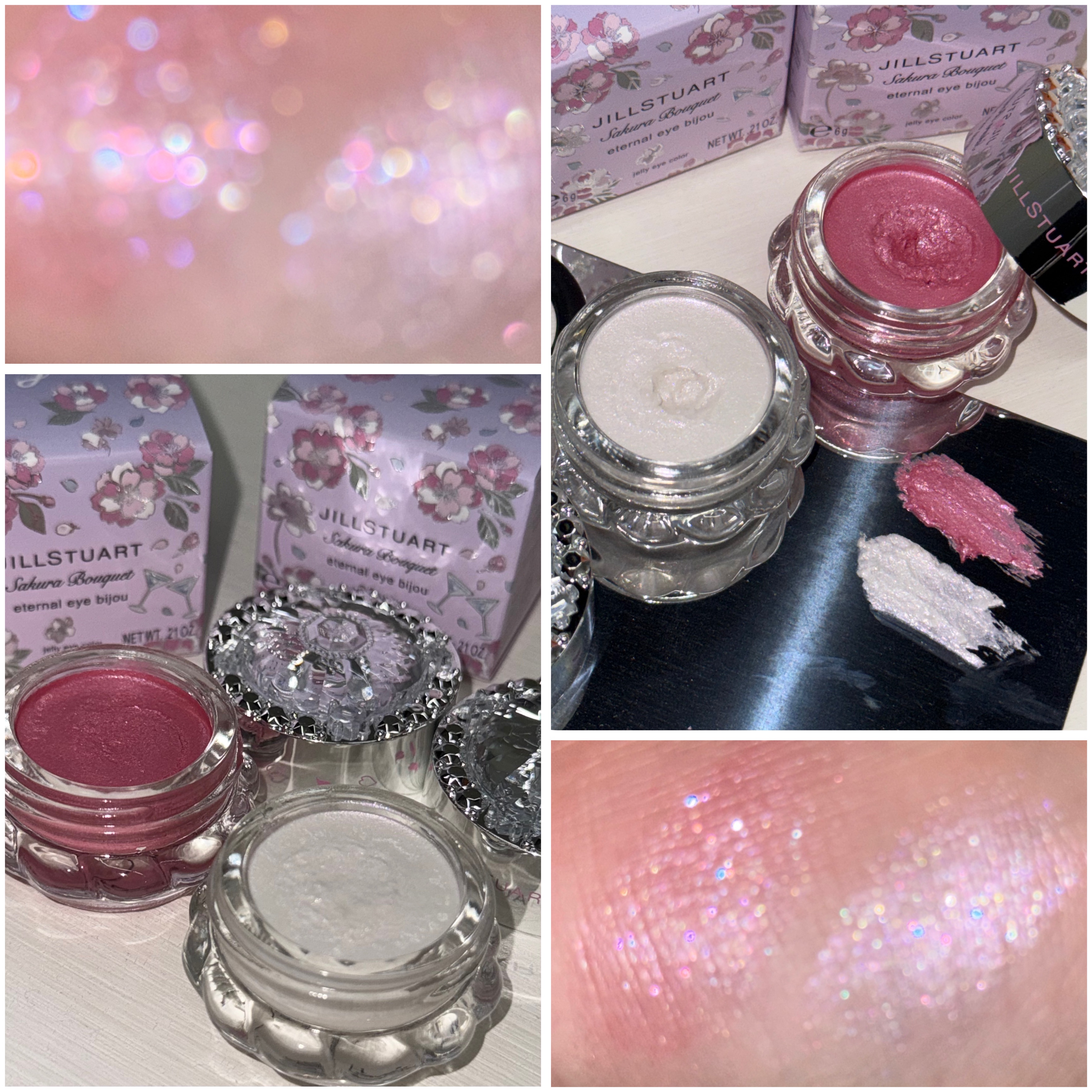 ジルスチュアート　エターナル アイビジュー 105 pure date ＜サクラブーケ＞（限定色）/JILL STUART/ジェル・クリームアイシャドウを使ったクチコミ（1枚目）