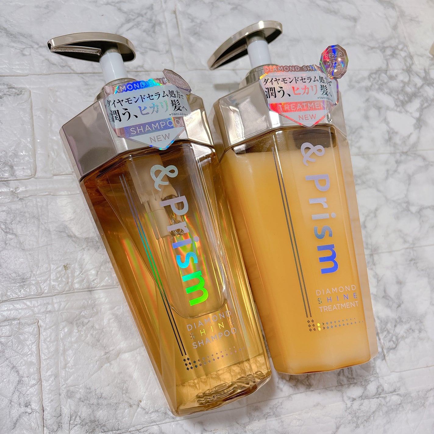 DIAMOND SHINE シャンプー/ヘアトリートメント/&Prism/市販シャンプーを使ったクチコミ(1枚目)